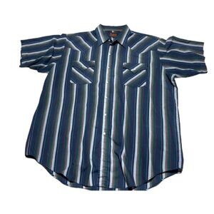 Vintage Plains Western Shirt Multicolor Size XL